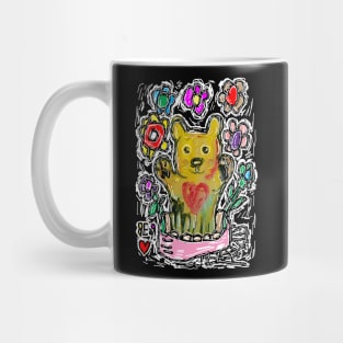 Bear Flower Mug